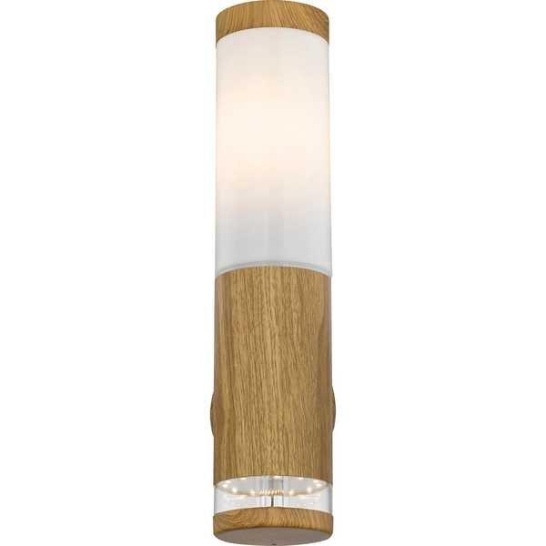 mutoni Lampada da esterno Jaicy in acciaio inox aspetto legno 1xE27 LED  