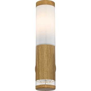 mutoni Lampada da esterno Jaicy in acciaio inox aspetto legno 1xE27 LED  