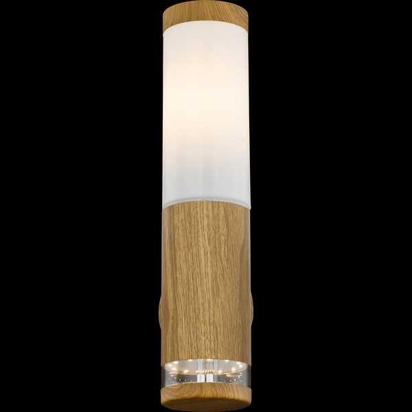 mutoni Lampada da esterno Jaicy in acciaio inox aspetto legno 1xE27 LED  