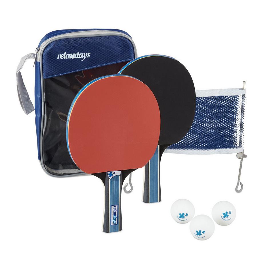 B2X  Set di racchette da ping pong con rete 