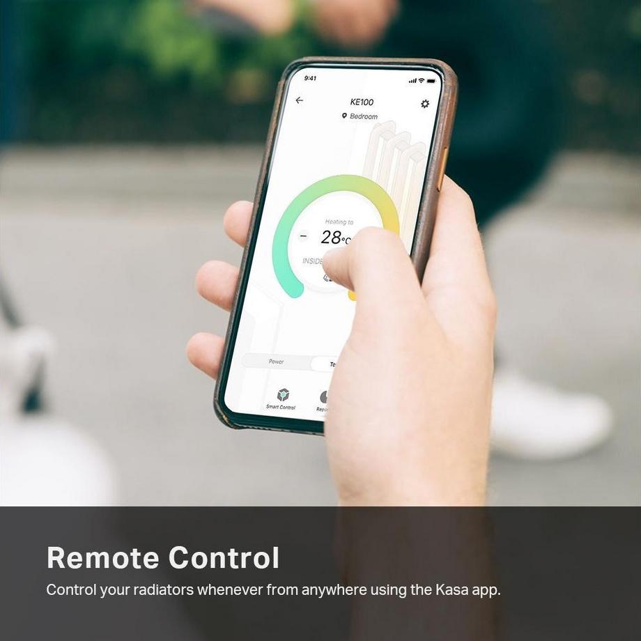 TP-Link Thermostat de radiateur Kasa Smarces digital avec hub, kit de démarrage  