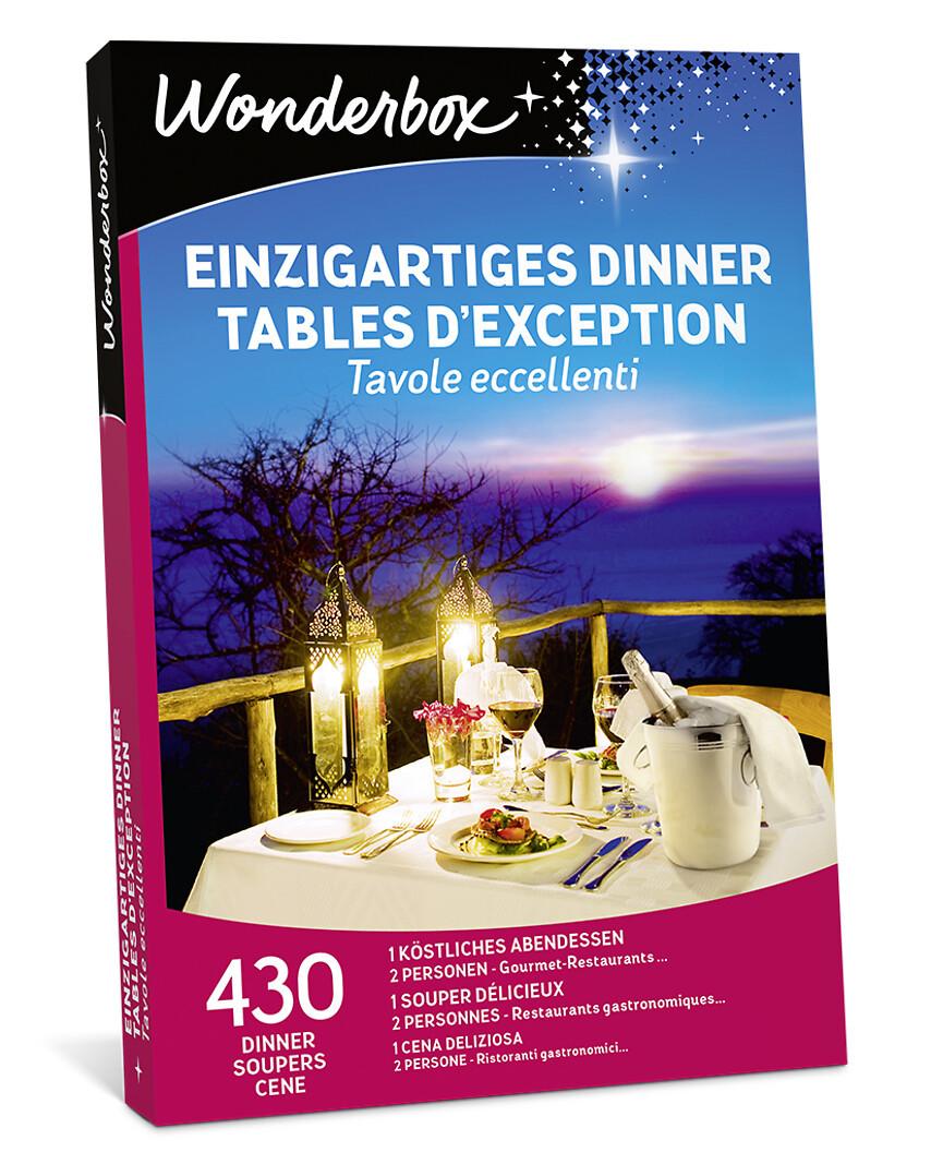 Wonderbox  Tables d'exception 