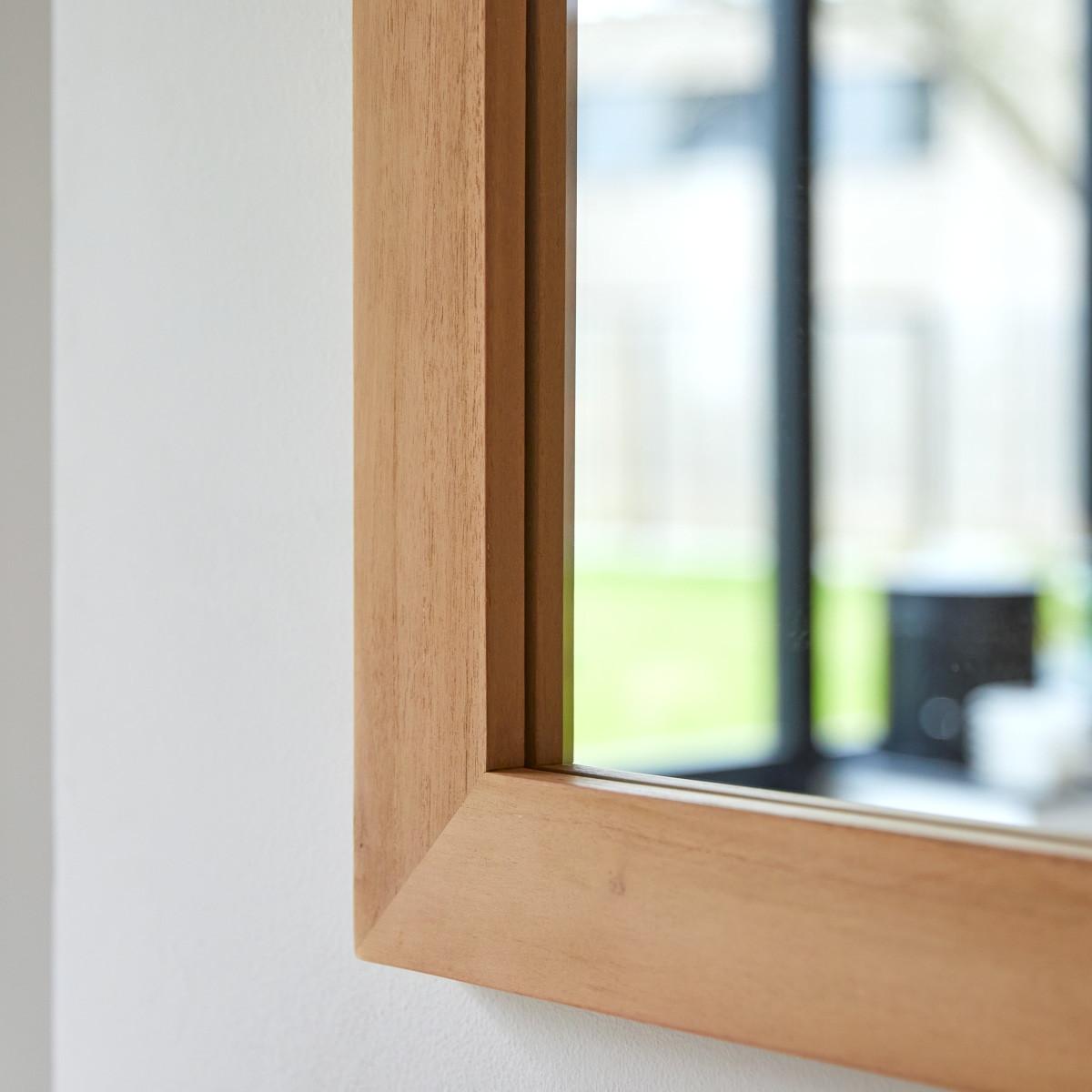 Tikamoon Miroir en teck 90x70 cm Tona  