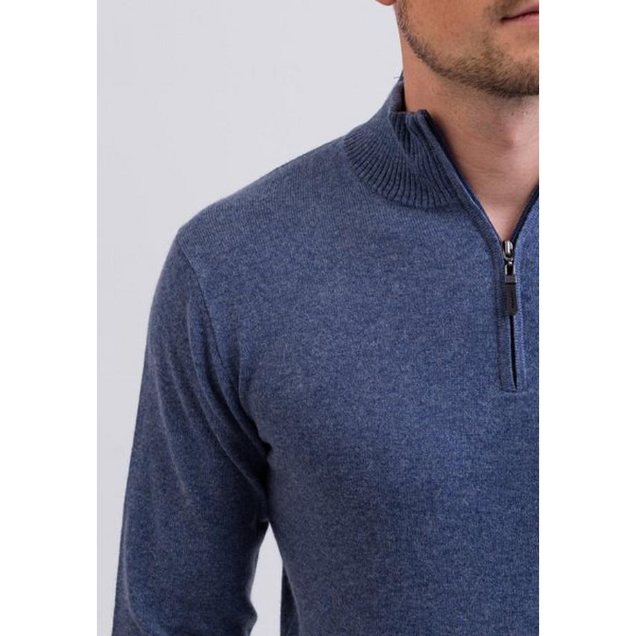 CASH-MERE.CH Pull Col Montant Cachemire  