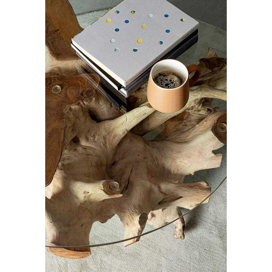 mutoni Table d'appoint Rosalind ronde 80  