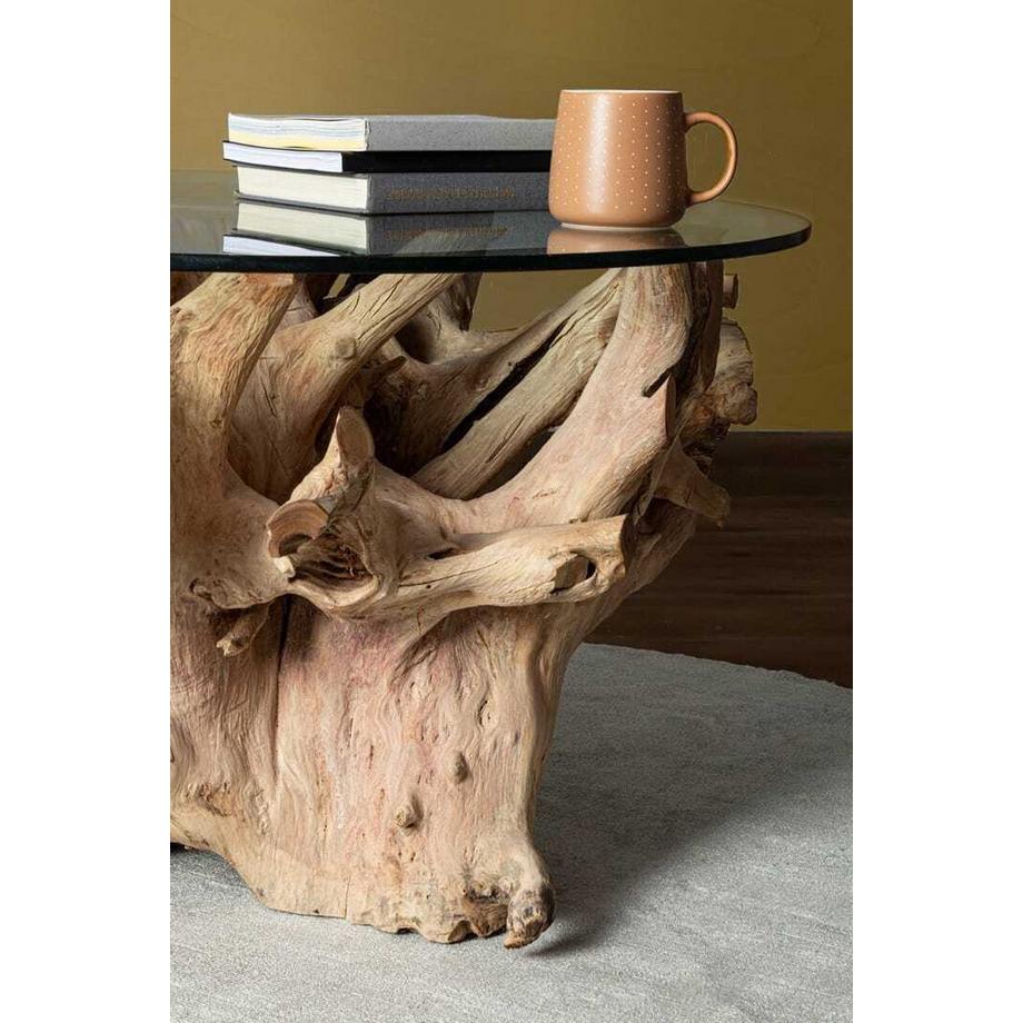 mutoni Table d'appoint Rosalind ronde 80  