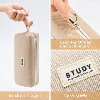 Only-bags.store Federmäppchen Federmäppchen aus Cordstoff Federmäppchen für die Schule  