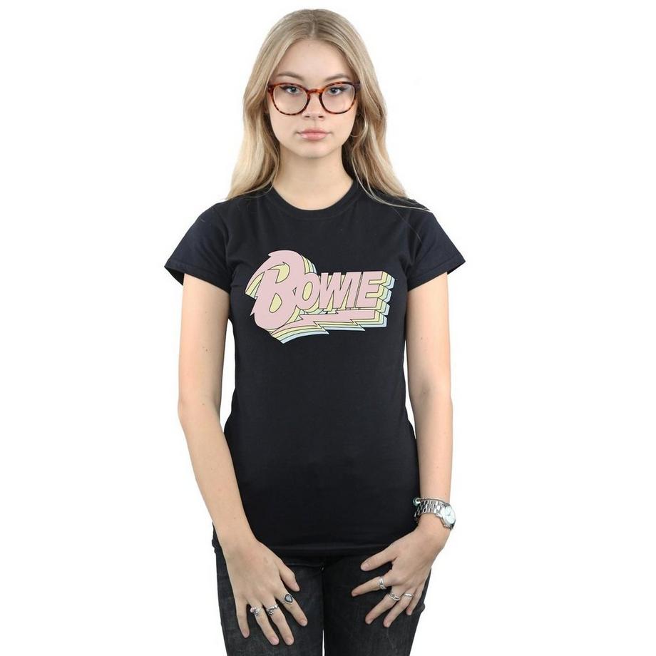 David Bowie Logo Imprimé T-Shirt  