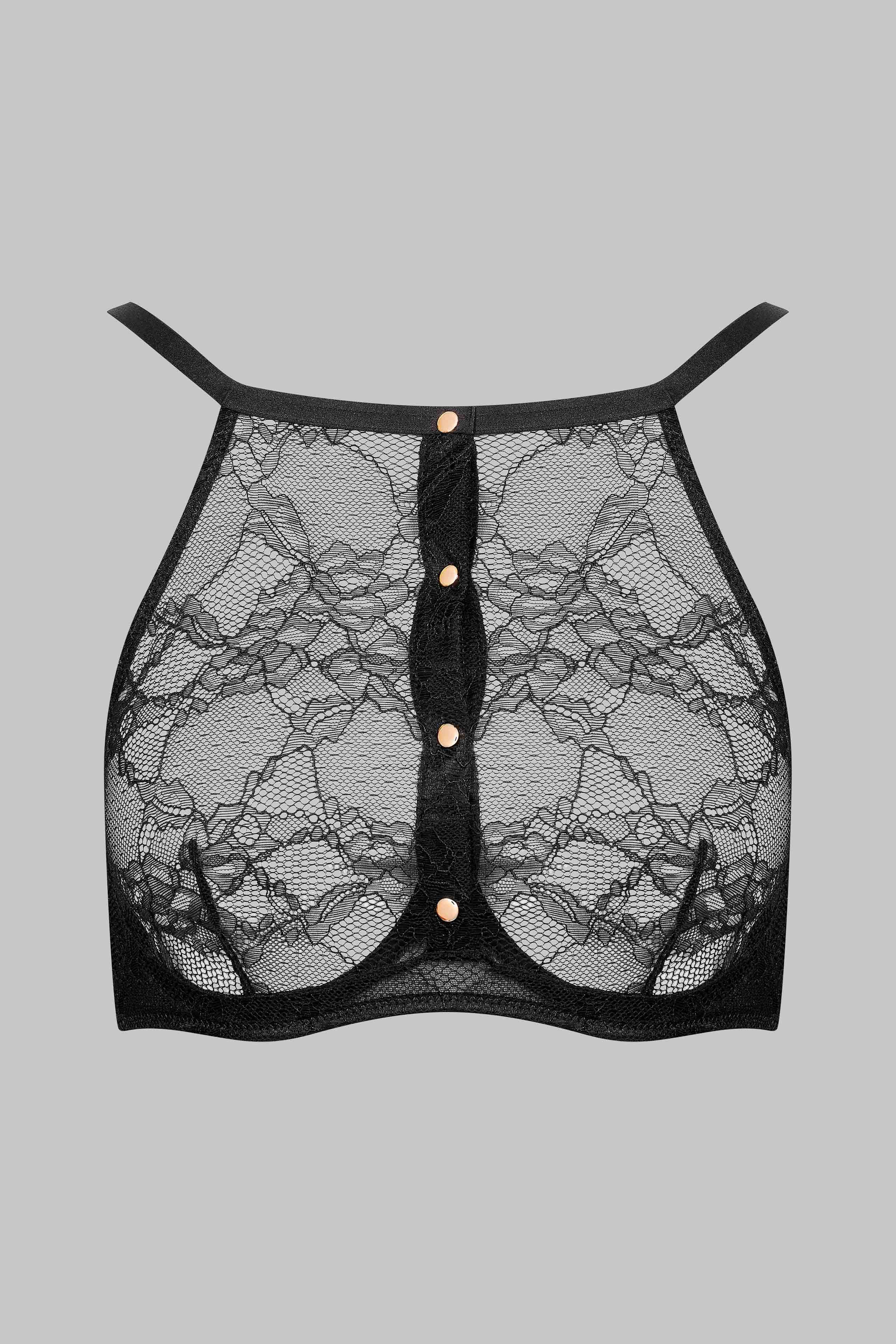 MAISON CLOSE  Soutien-gorge armaturé ouvrable - Jeux Magnétiques 