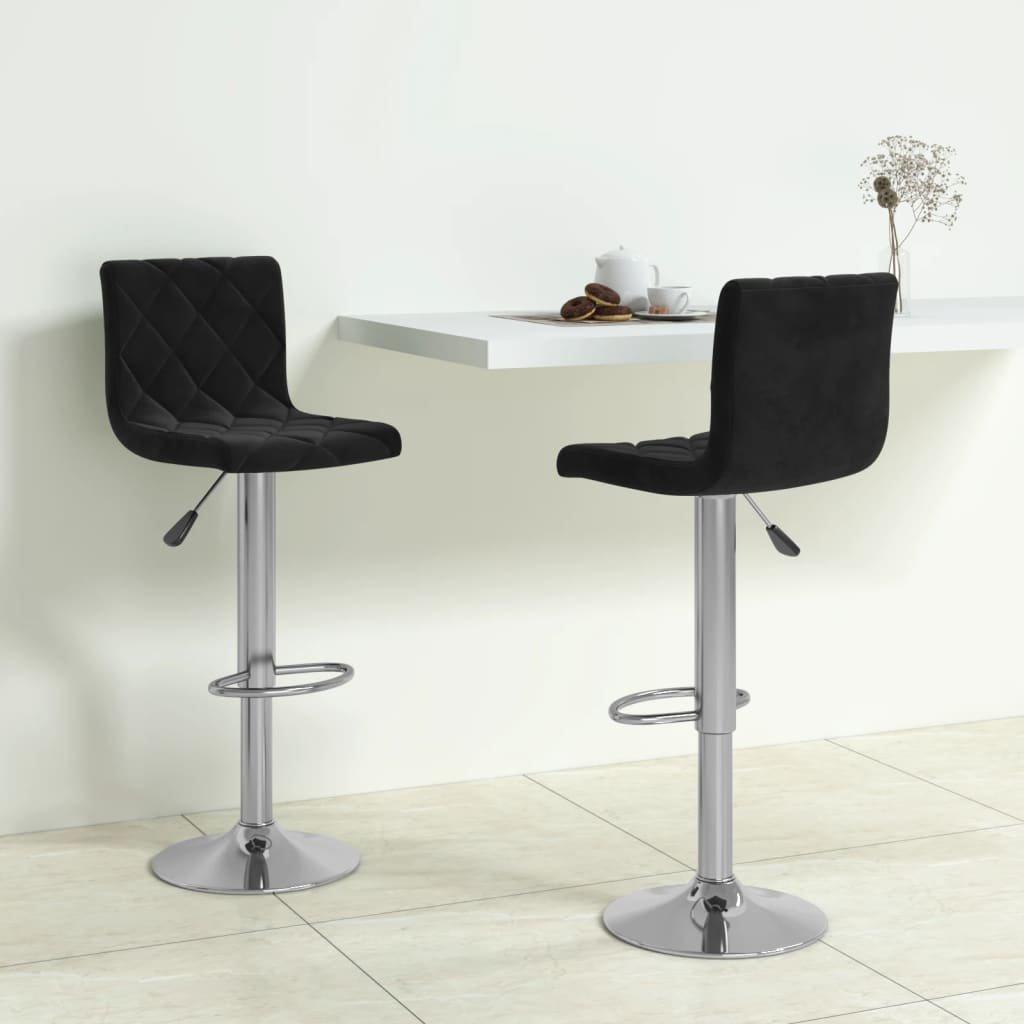 VidaXL Tabouret de bar velours  