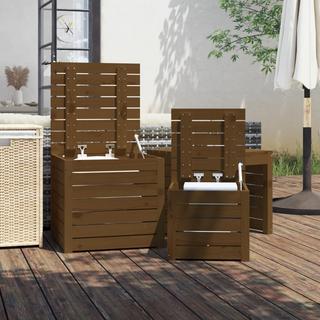 VidaXL set contenitore da giardino Legno di pino  