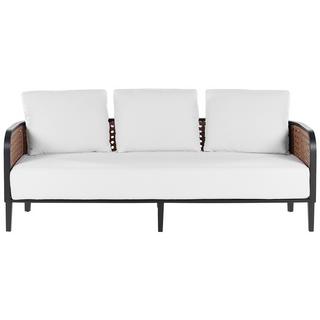 Beliani Divano a 3 posti con poltrone en Alluminio Boho MONTEFALCO  