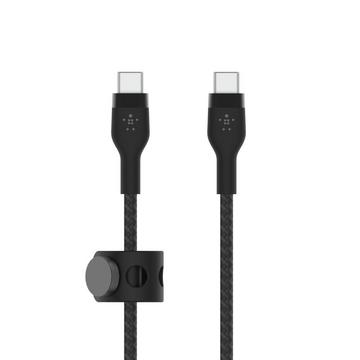 BOOST↑CHARGE PRO Flex câble USB 3 m USB 2.0 USB C Noir