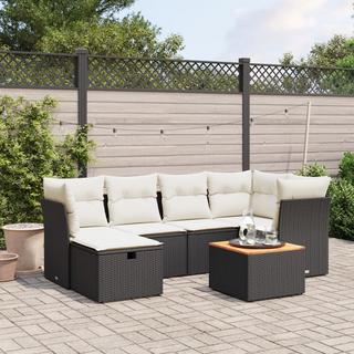 VidaXL set divano da giardino Polirattan  