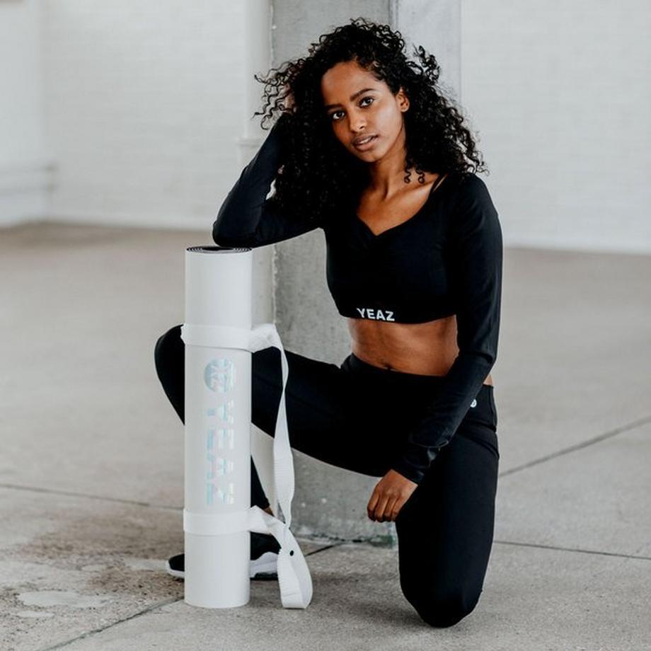 YEAZ  AURA Tappetino per yoga e fitness - pearl dust 