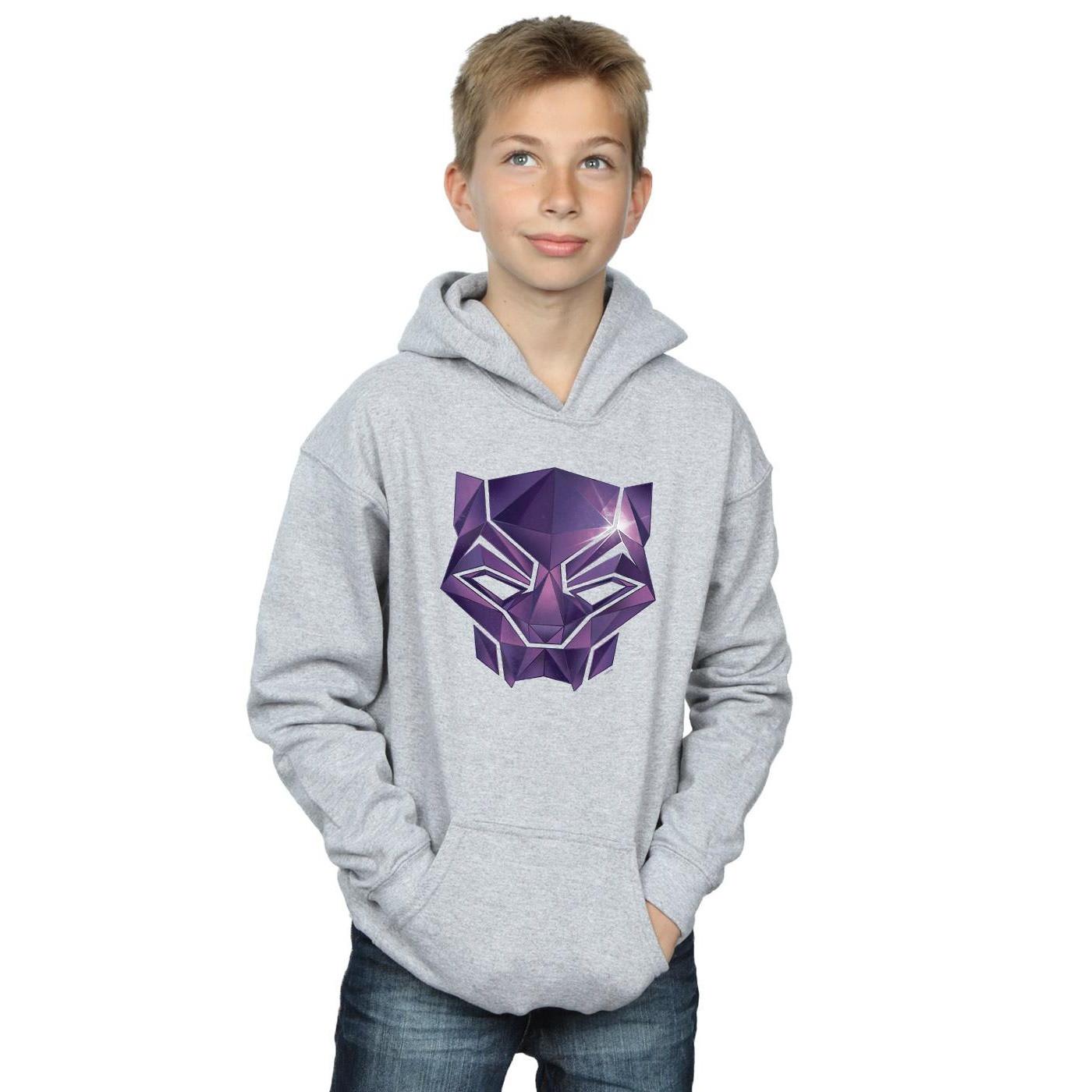 MARVEL  Sweat à capuche AVENGERS INFINITY WAR BLACK PANTHER GEOMETRIC 