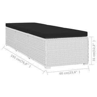 VidaXL Transat rotin synthétique  