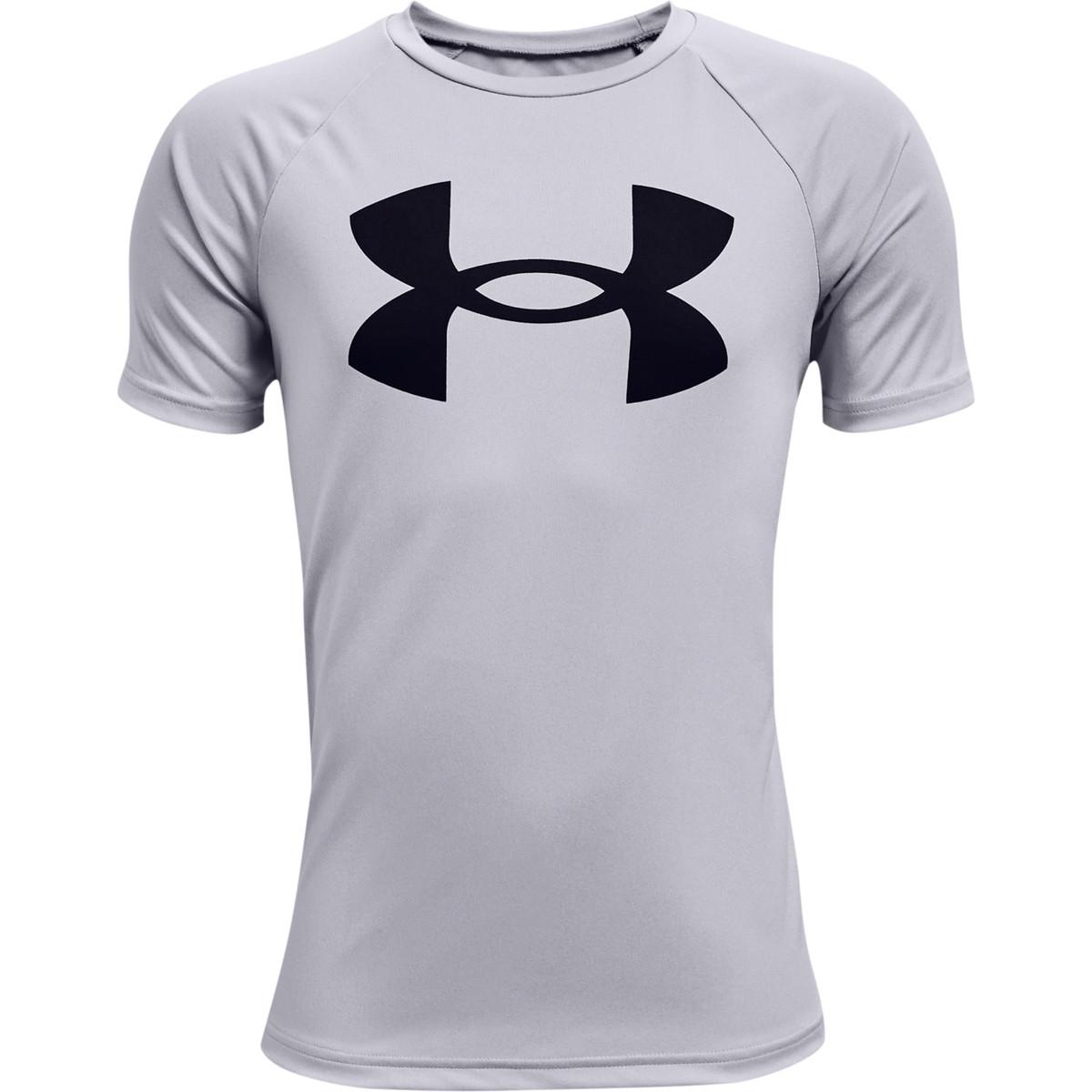 UNDER ARMOUR  maglia da ragazzo maniche corte tech big logo 