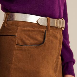 La Redoute Collections Gonna Svasata in Velluto  