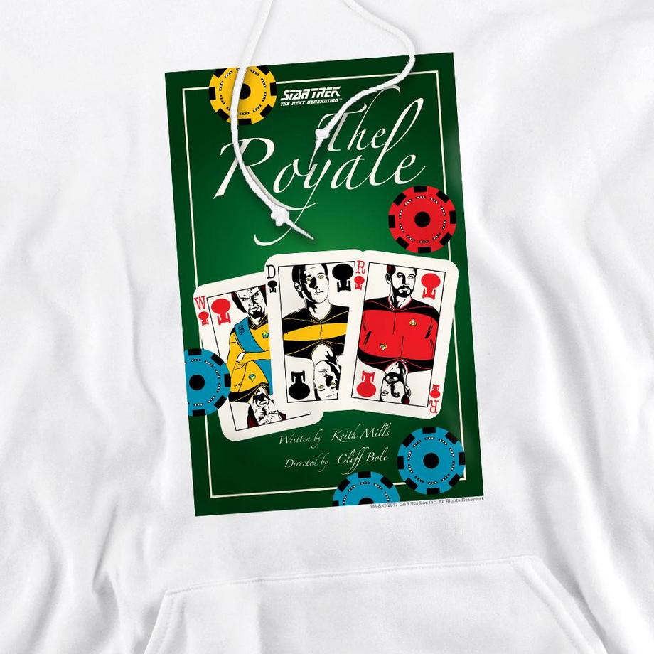 Star Trek The Next Generation Season 2 Episode 12 Felpa con cappuccio  