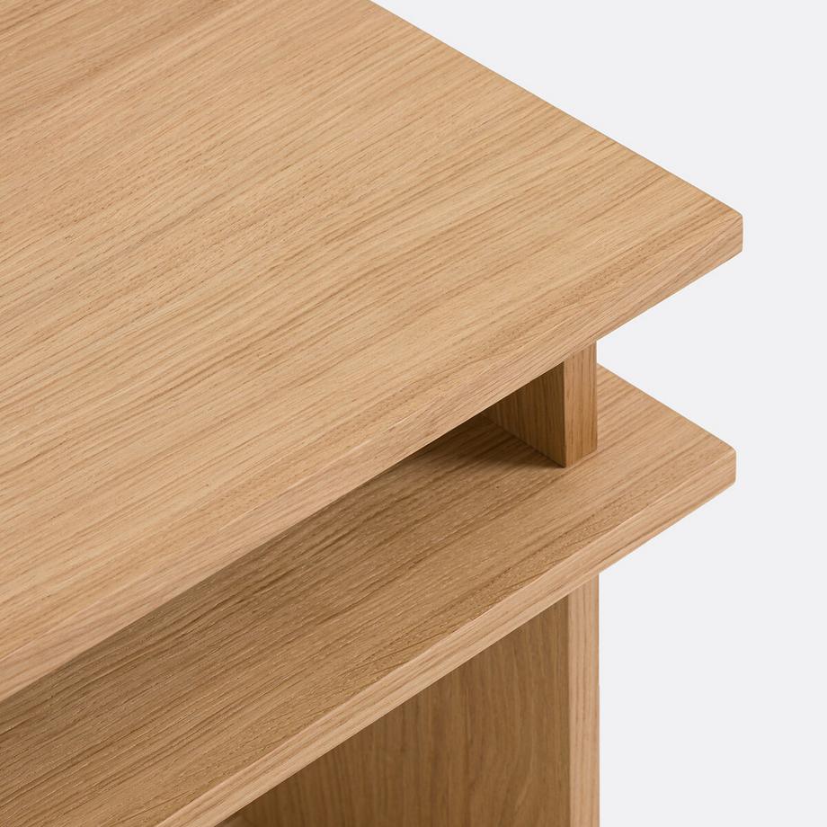 La Redoute Intérieurs Beistelltisch mit Eichenfurnier  