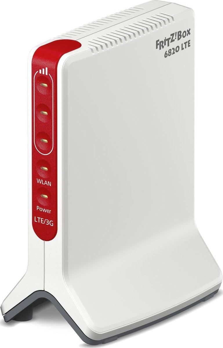 AVM  FRITZ!BOX 6820 LTE (V3) INT ROUTER WIRELESS GIGABIT ETHERNET BANDA SINGOLA (2.4 GHZ) 4G ROSSO, BIANCO 