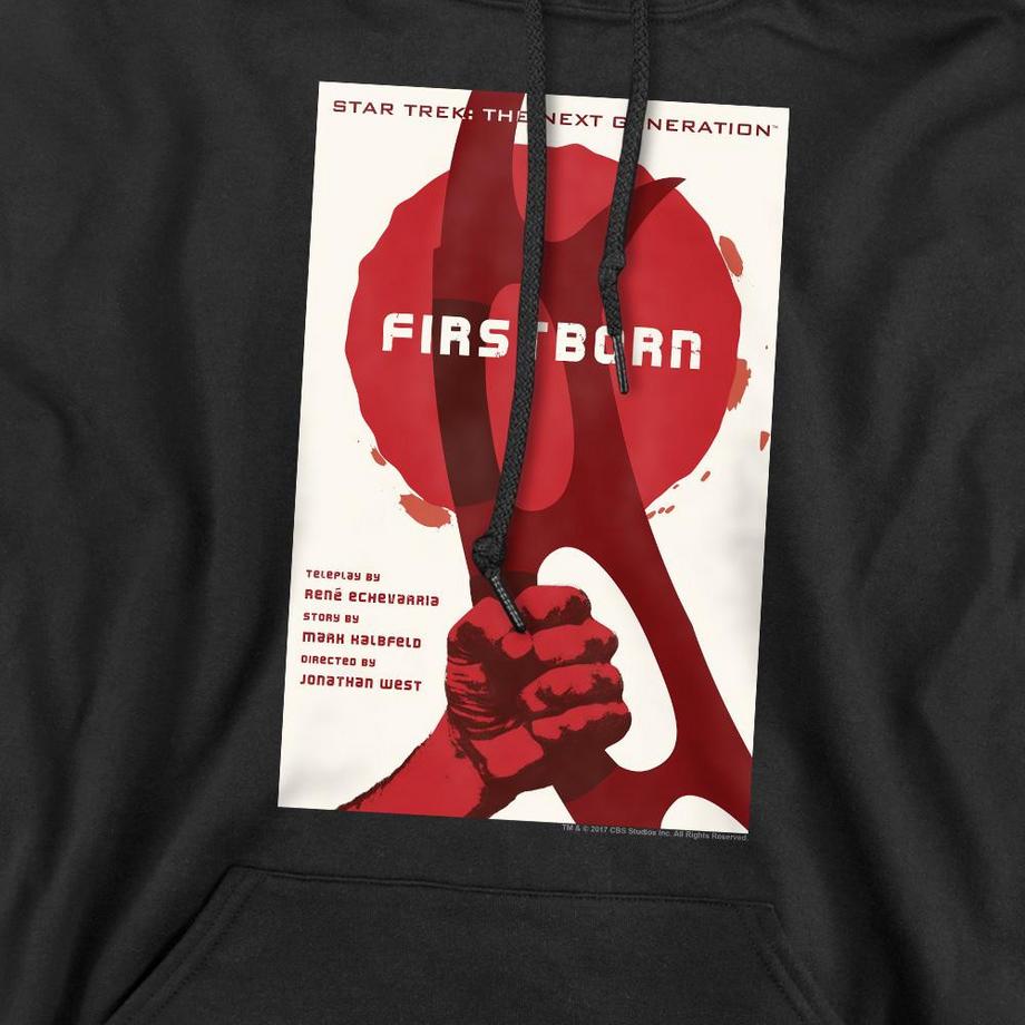 Star Trek The Next Generation Season 7 Episode 21 Felpa con cappuccio  