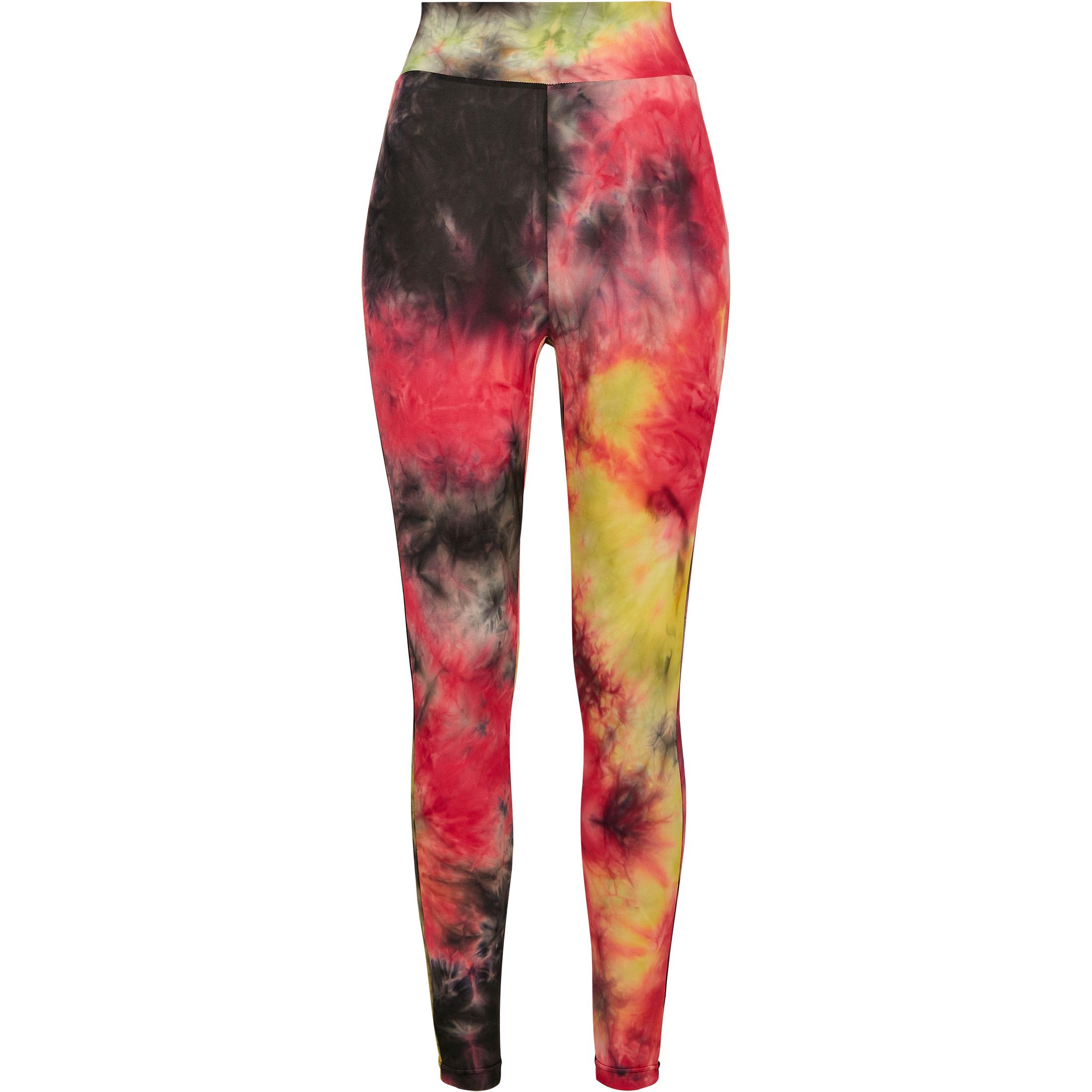 URBAN CLASSICS  legging damen urban claic tie dye high wait 