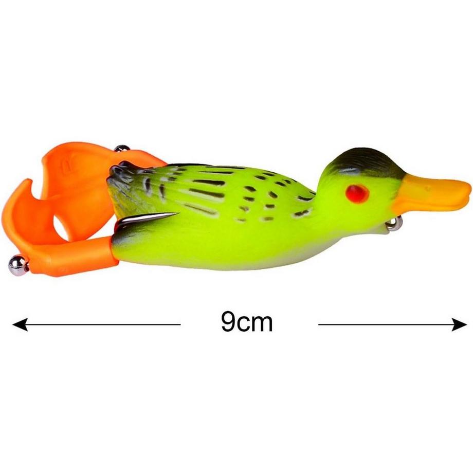 Northio  Appât de surface en silicone - vert et - 11,5 g 