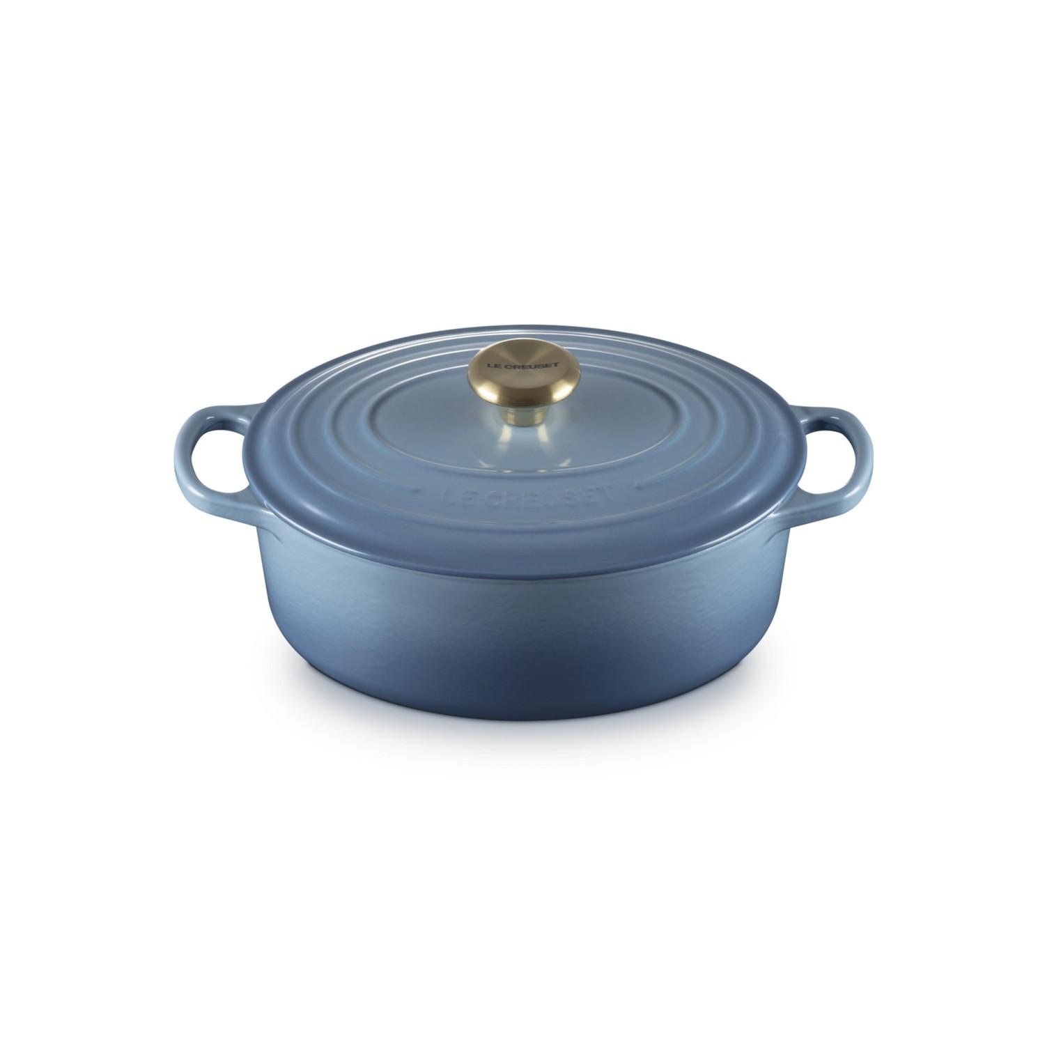 LE CREUSET Signature Bräter Oval  27 cm Chambray  