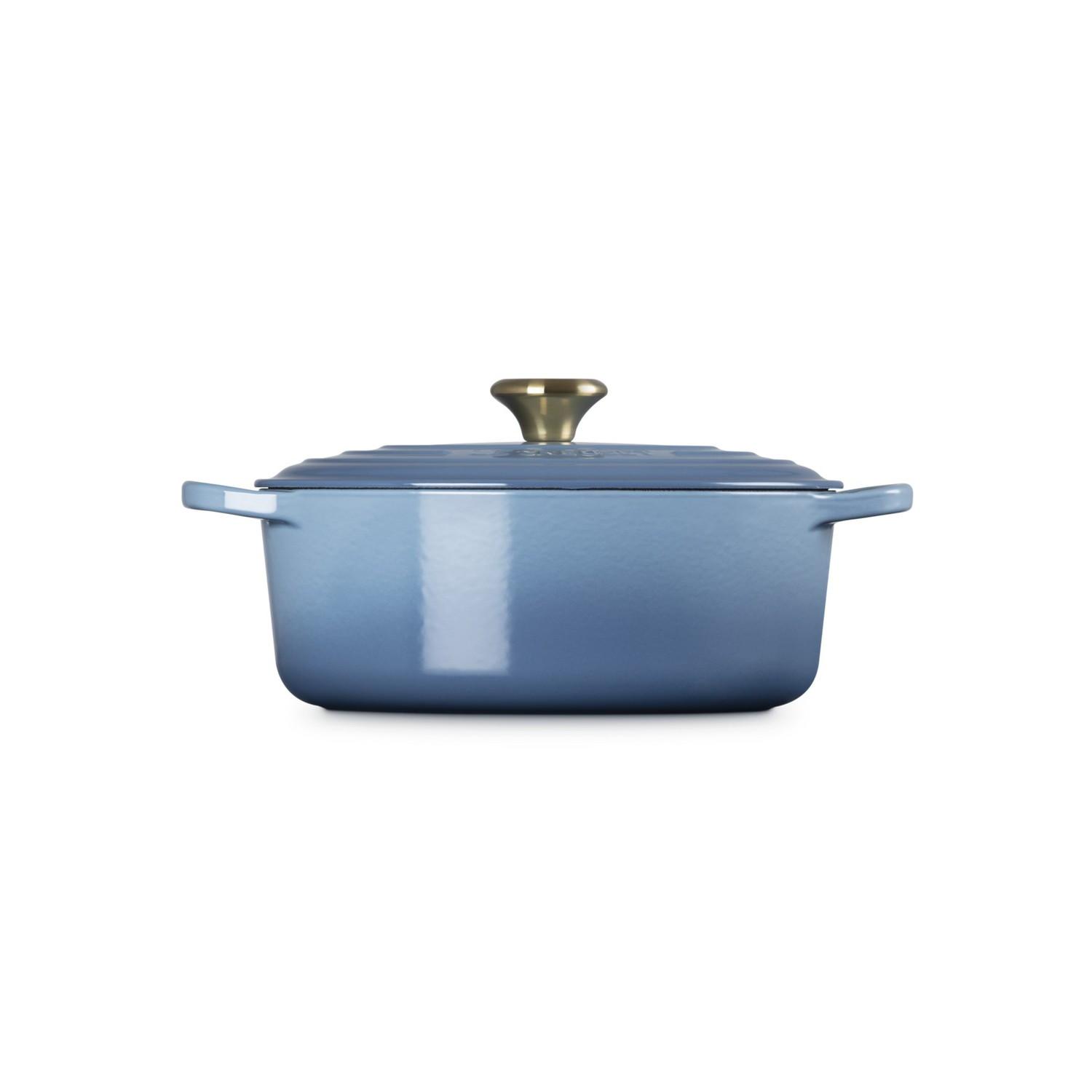 LE CREUSET Signature Bräter Oval  27 cm Chambray  
