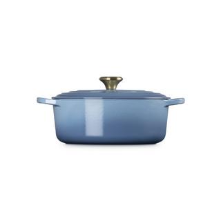 LE CREUSET Signature Bräter Oval  27 cm Chambray  