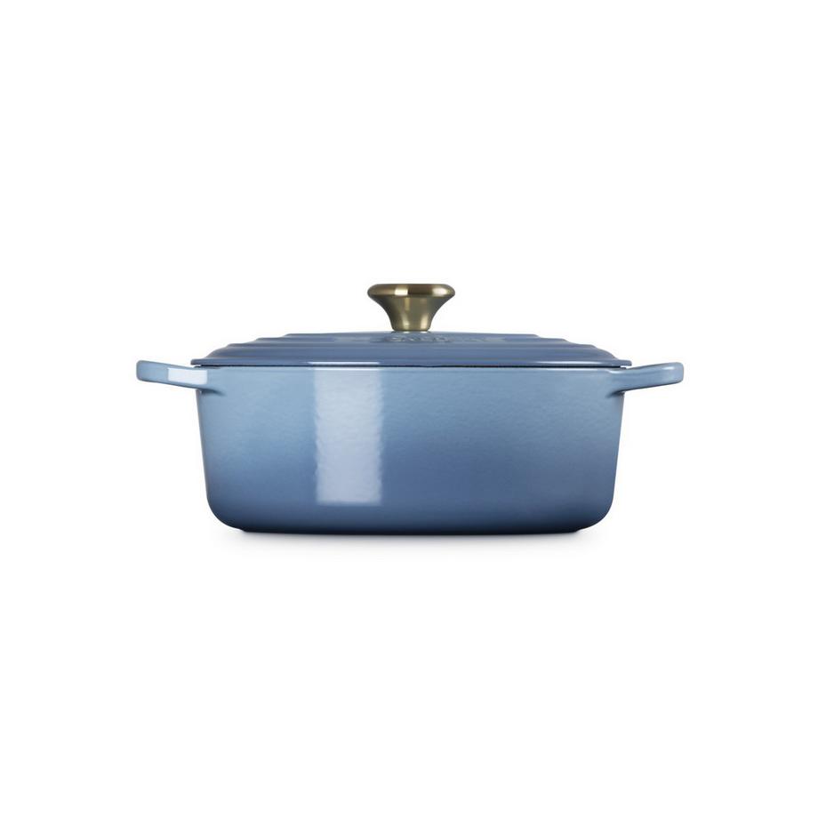 LE CREUSET Signature Bräter Oval  27 cm Chambray  