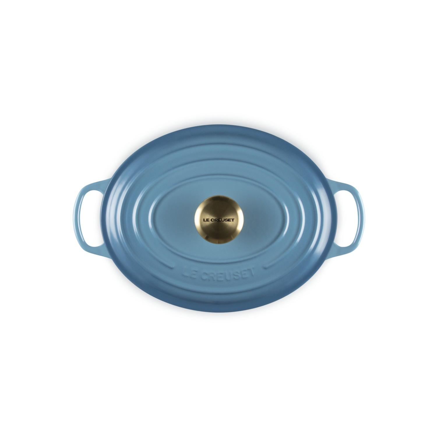 LE CREUSET Signature Bräter Oval  27 cm Chambray  