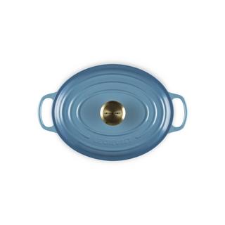 LE CREUSET Signature Bräter Oval  27 cm Chambray  
