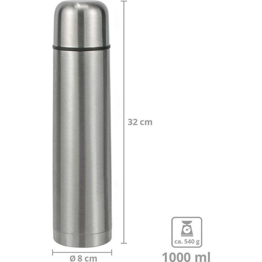 FS-STAR  Isolierflasche 1,0 Liter aus Edelstahl 