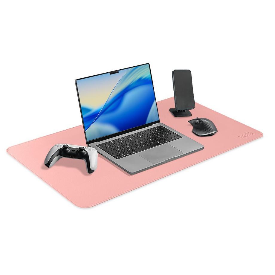 KAMA Premium Schreibtischmatte, Mousepad (Kunstleder)  