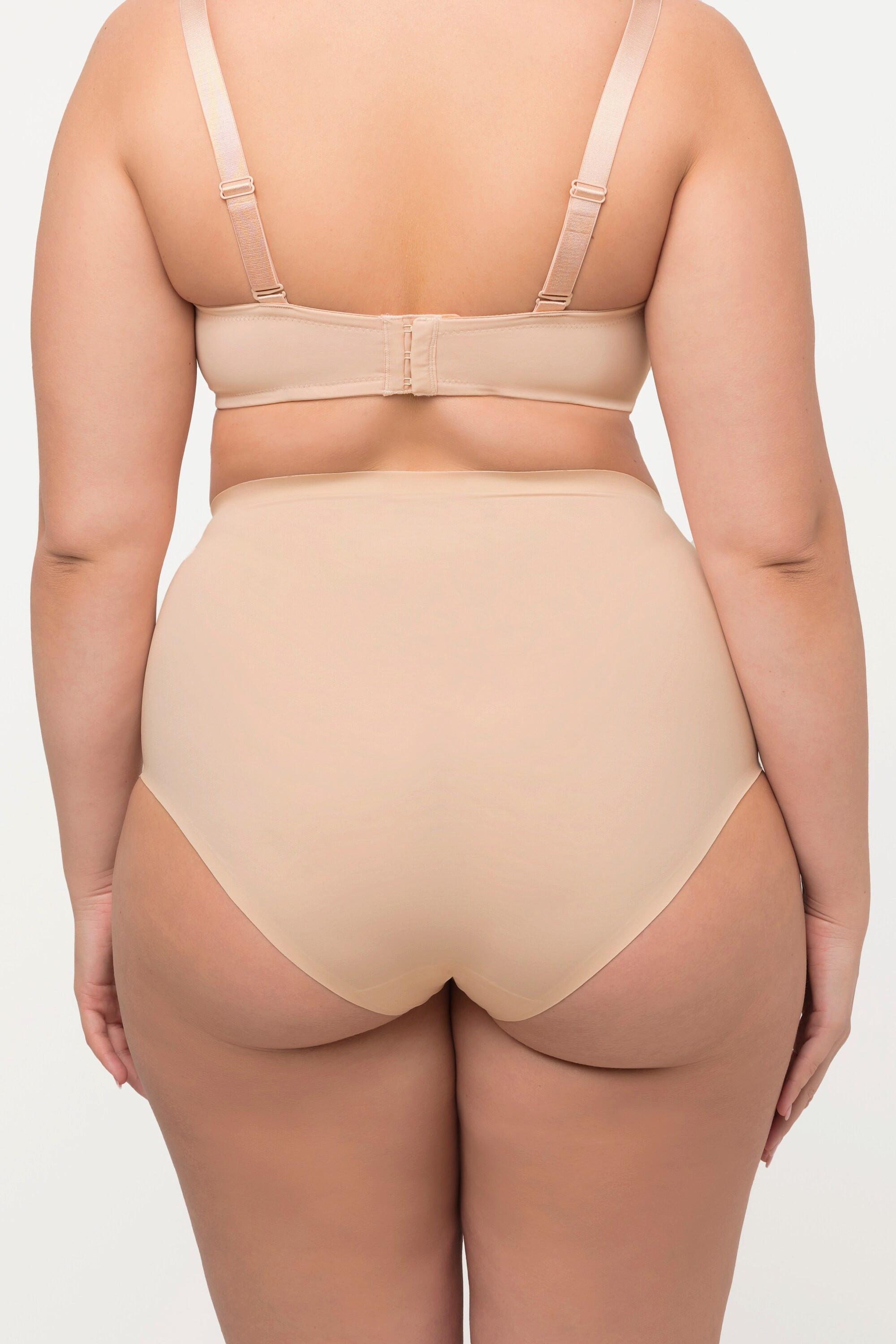 Ulla Popken  Culotte gainante Shapewear. Taille haute, empiècement sculptant. 