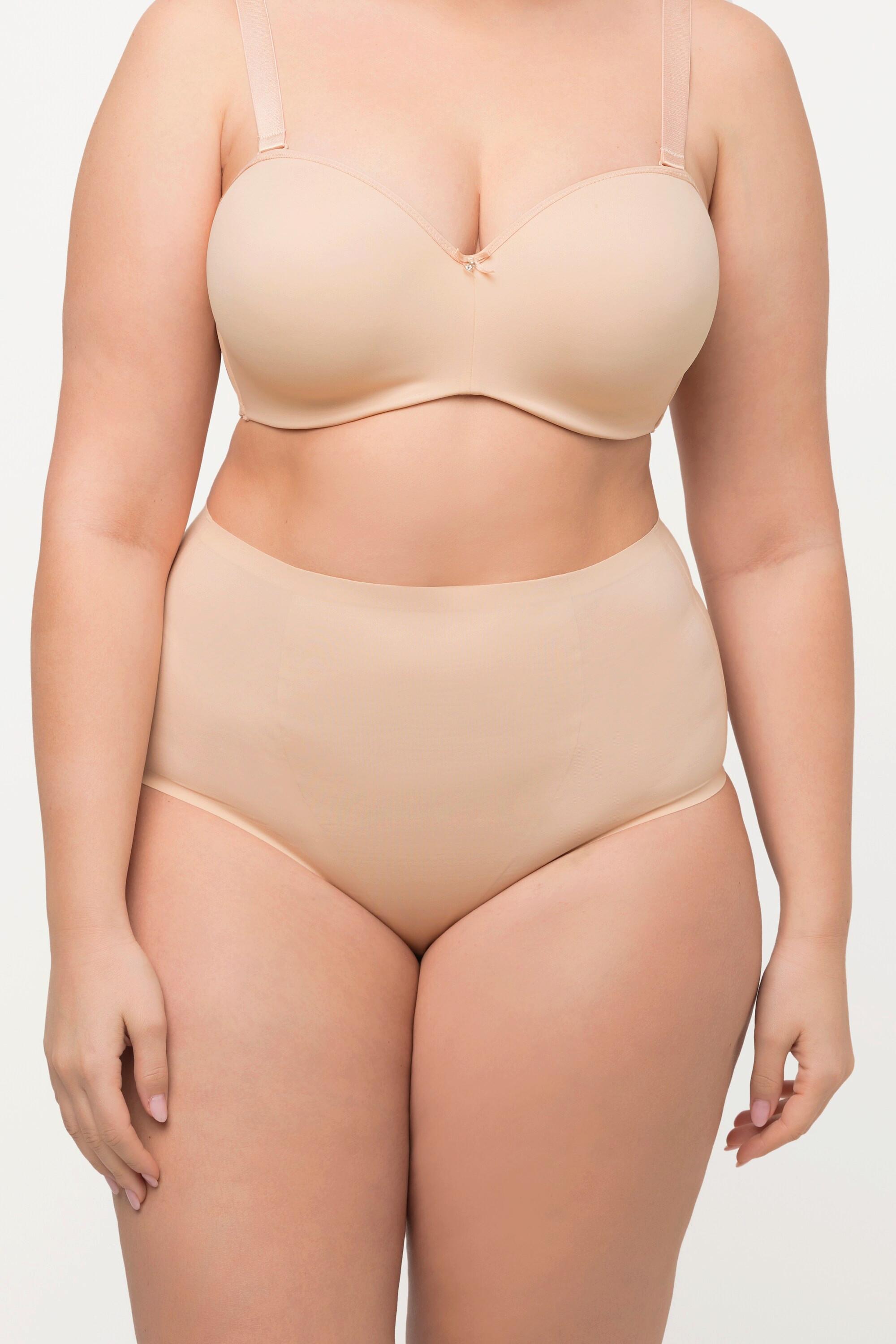 Ulla Popken  Culotte gainante Shapewear. Taille haute, empiècement sculptant. 