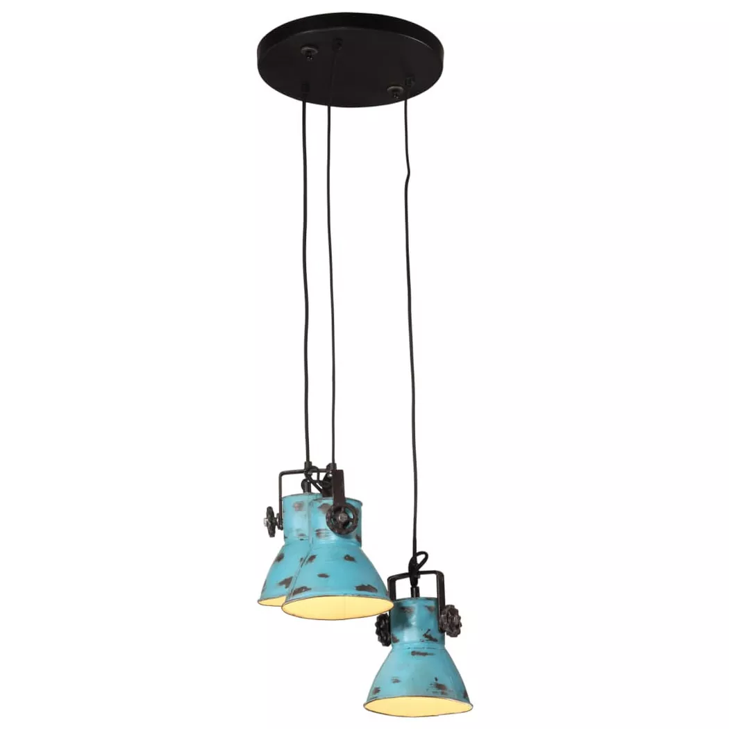 VidaXL – Hängelampe eisen, 60 cm, Blau