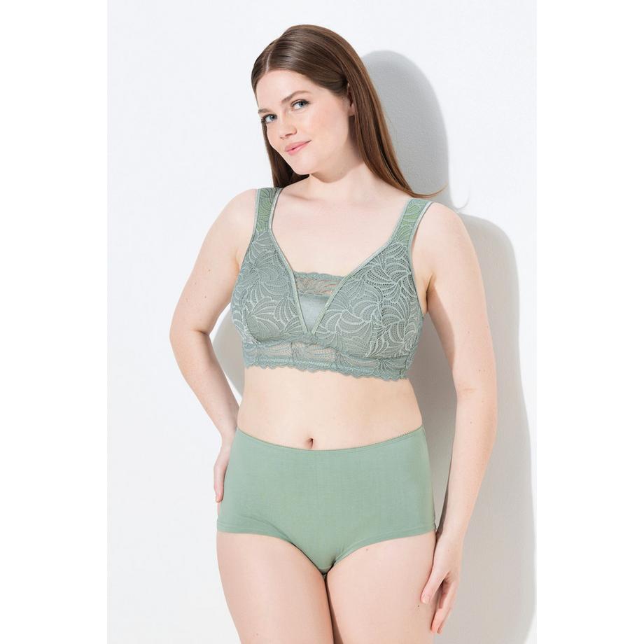 Ulla Popken Slips Hipster Dentelle Lot de 3  