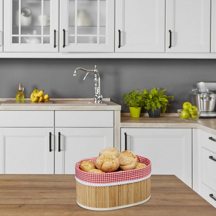 B2X Cestino del pane in bambù  