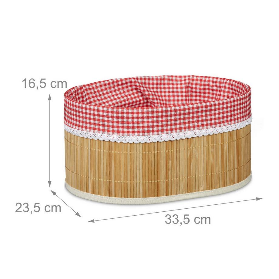 B2X Cestino del pane in bambù  