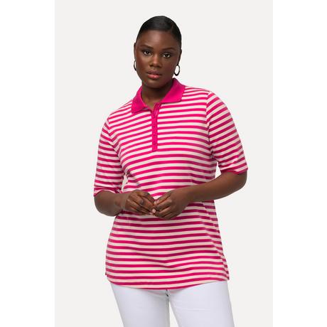 Ulla Popken  Polo, coupe classique, col polo, coton Pima 