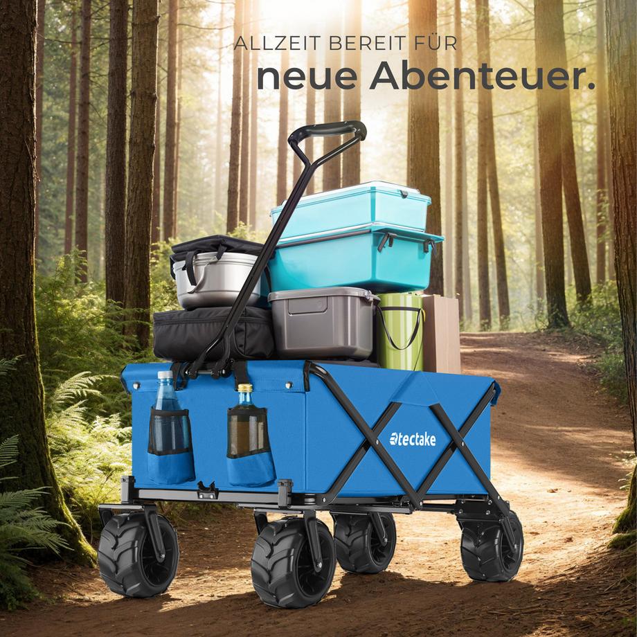 Tectake  Chariot de jardin et de transport HEIDRUN pliable 