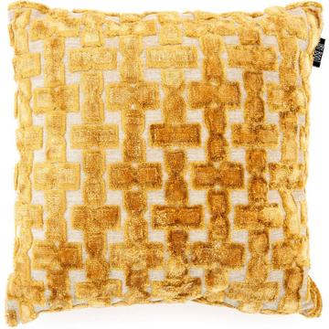 Coussin Stunda moutarde 45x45