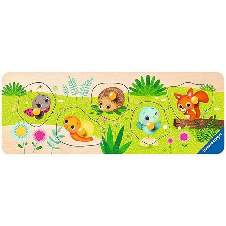 Ravensburger  Puzzle Tierkinder im Garten (5Teile) 