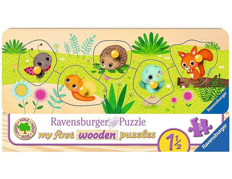 Ravensburger  Puzzle Tierkinder im Garten (5Teile) 