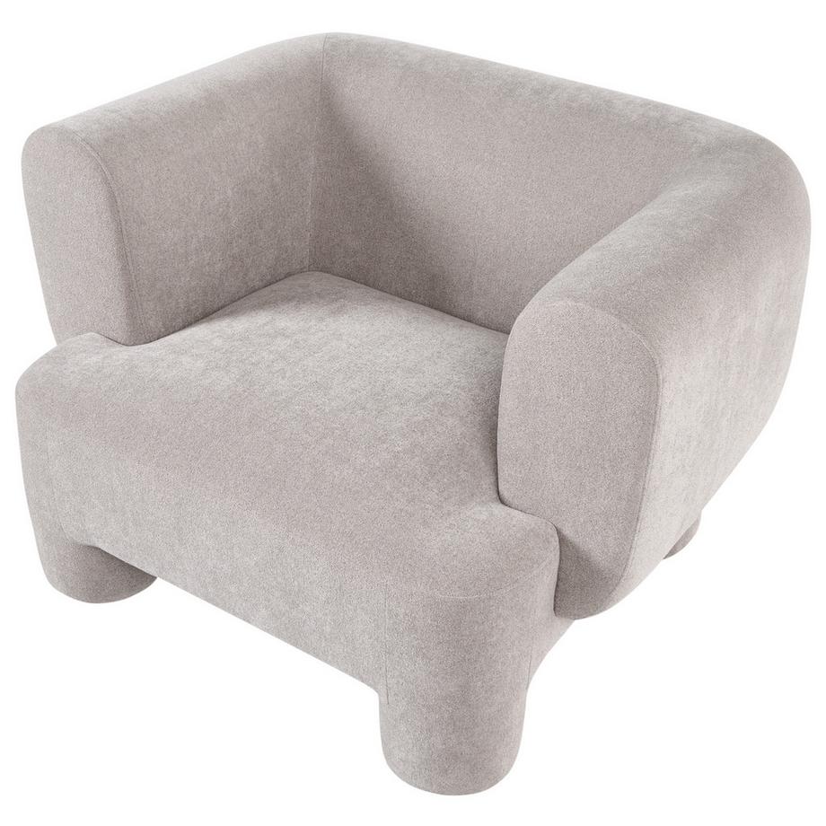 Beliani Fauteuil en Tissu Rétro HOGBO  