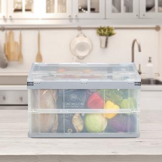 B2X Transparente Transportbox mit Deckel  